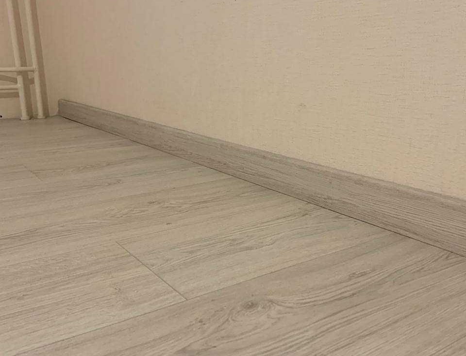 Плинтус МДФ Smartprofile Strong 80М Дуб серена лаваджио