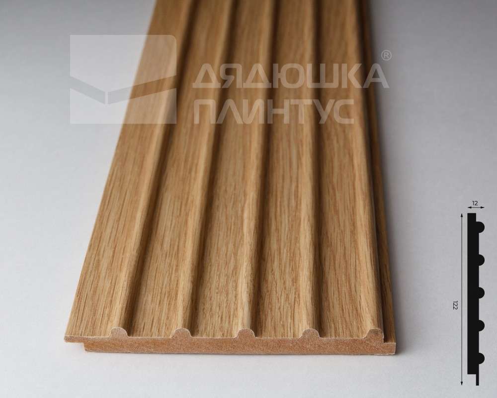 Панель МДФ ACUPAN 61.08.122507.93 трубки 12х122х2760 мм Дуб Слик