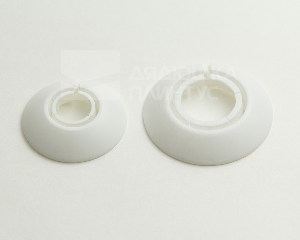 Обвод для труб универсальный ПВХ ИДЕАЛ Ф25-34 001 Белый