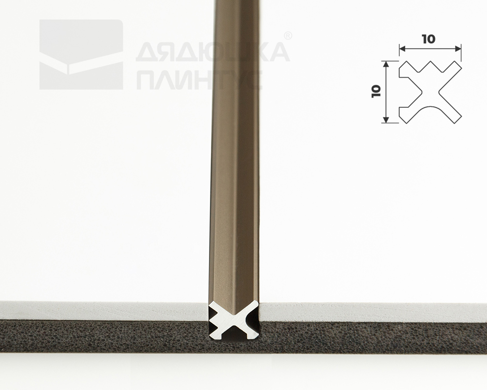 Теневой профиль Decaro Engineering D00X.A Бронза 3,0 м