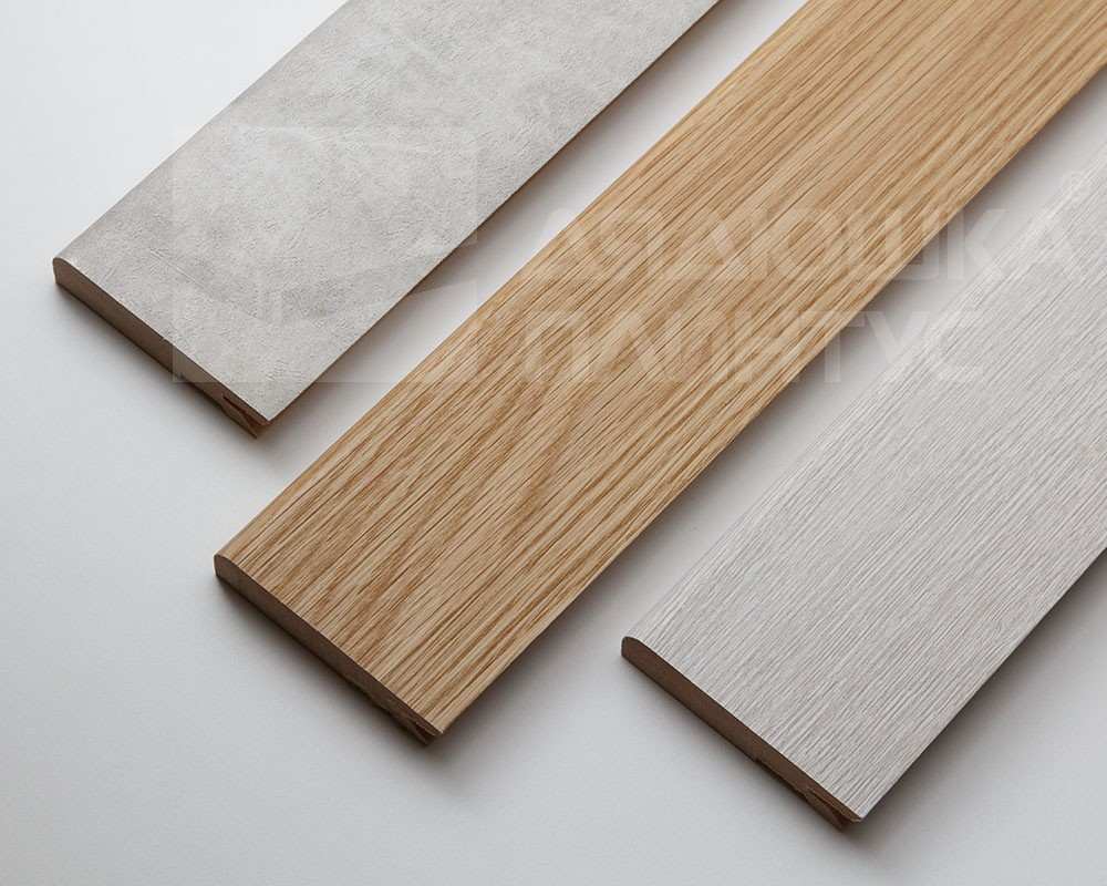 Плинтус МДФ Лука Пл 100-1МДФ.2700.Point line 24064 Бетон лофт графит