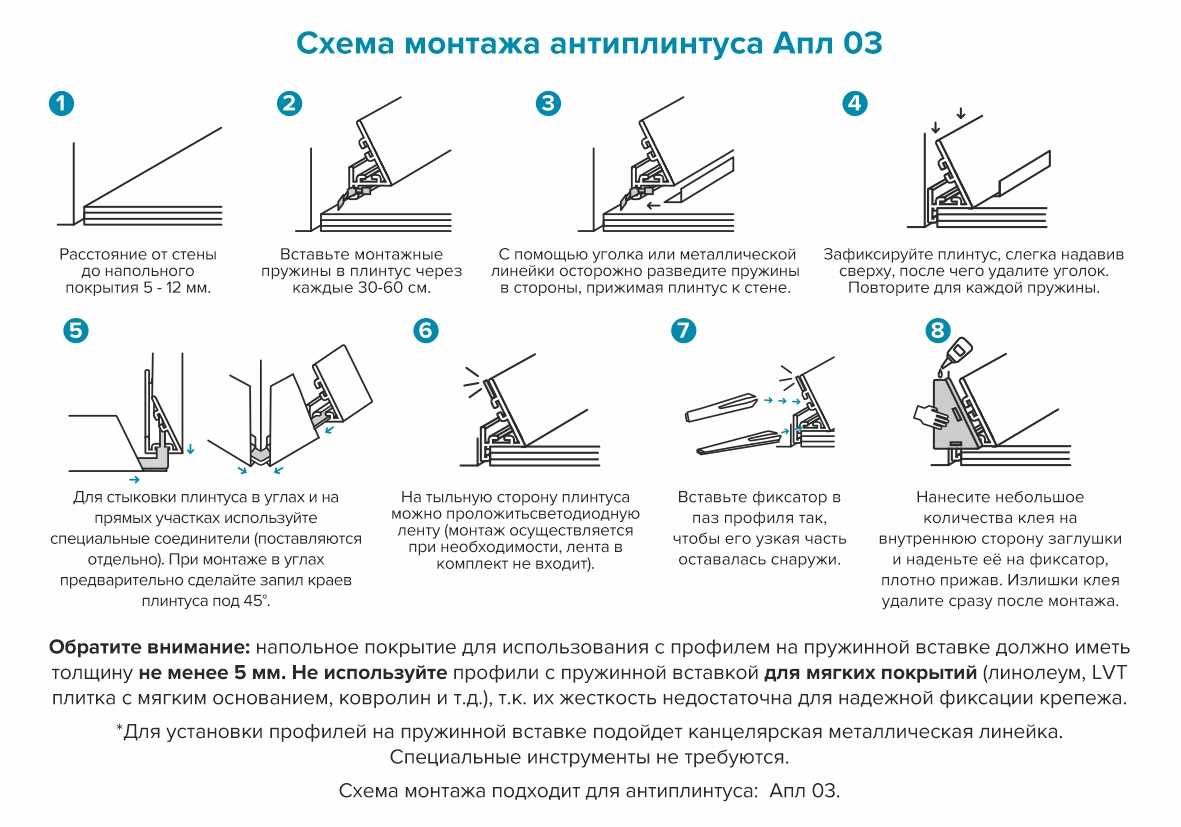 Антиплинтус алюминиевый под светодиодную ленту Апл 03.2700.16 Белый