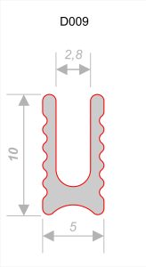 Теневой профиль Decaro Engineering D009A Титан 3,0 м