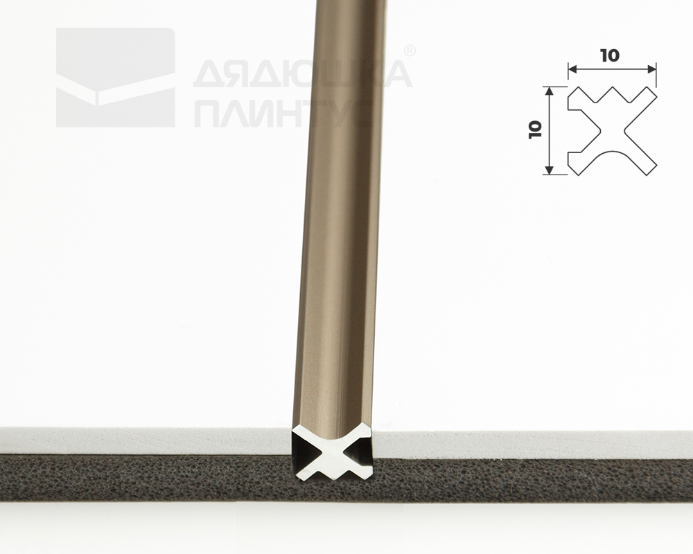 Теневой профиль Decaro Engineering D00X.A Бронза 3,0 м