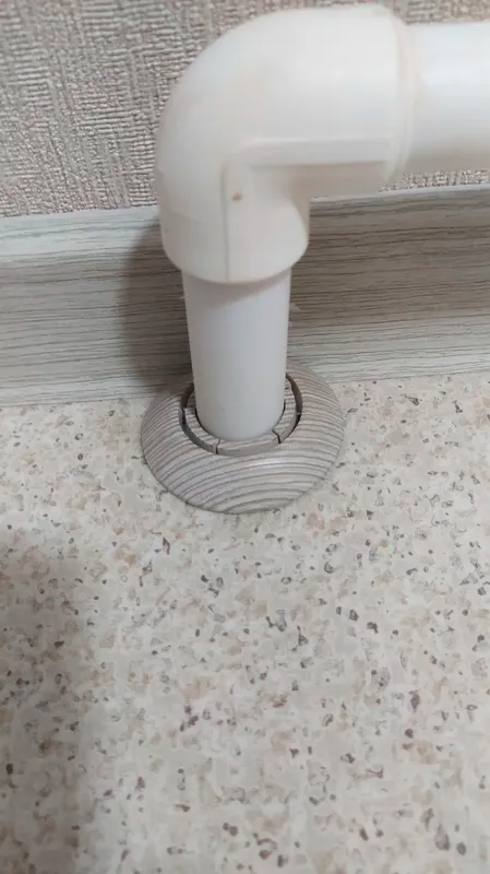 Розетта для труб ПВХ Грейс D16 102 Ольха серая