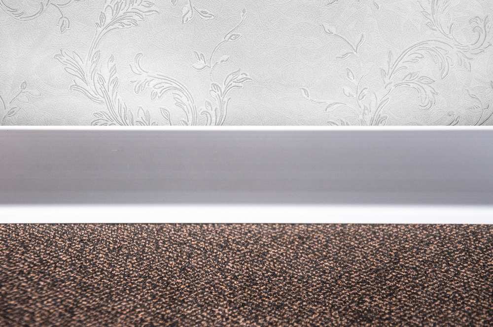 Плинтус алюминиевый Пл 100.2500.01лк Серебро